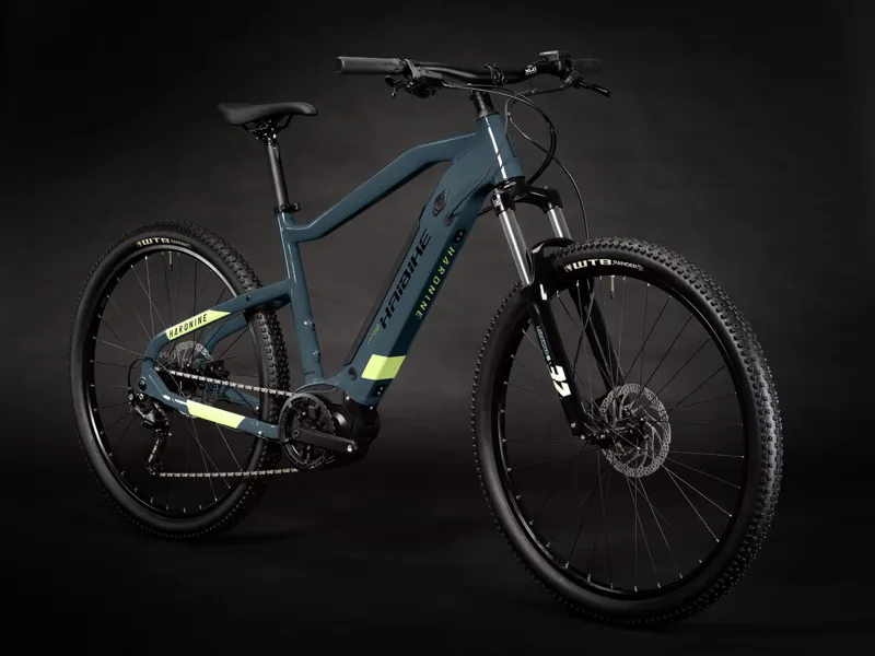 2022 Haibike HardNine 7 630Wh Hardtail Mountain Bike eMTB in Grey